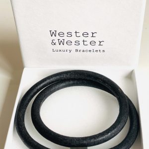 Amsterdam Classic Double Black 6mm Black Clasp