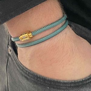 Amsterdam Green 4mm Rose Clasp