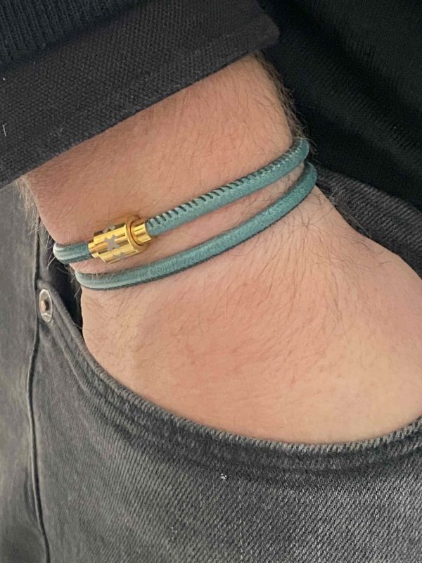 Amsterdam Green 4mm Rose Clasp