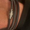 Amsterdam Triple Grey 4mm Steel Clasp